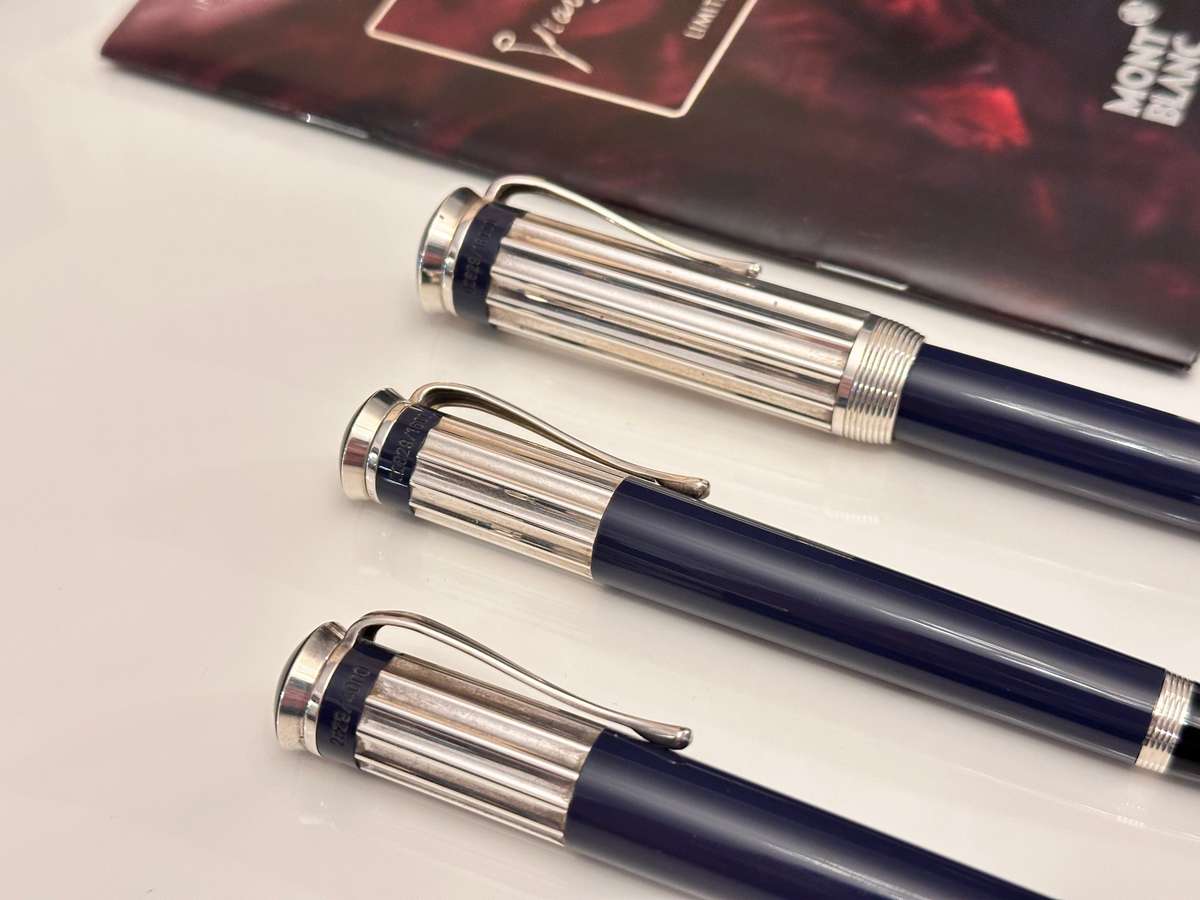 Montblanc Limited Edition Charles Dickens - Sterling Silver Collectors Set in Original Box