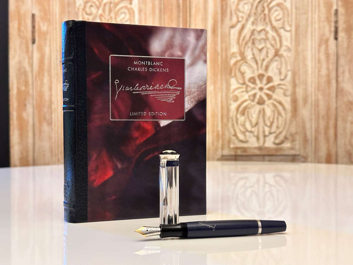 Montblanc Limited Edition Charles Dickens - Sterling Silver Collectors Set in Original Box