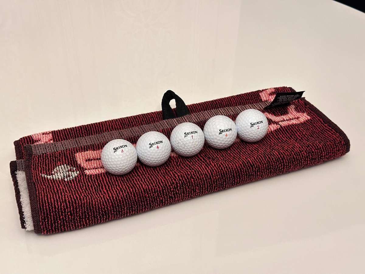 Taylor Made Golf Towel & Golf Ball Selection