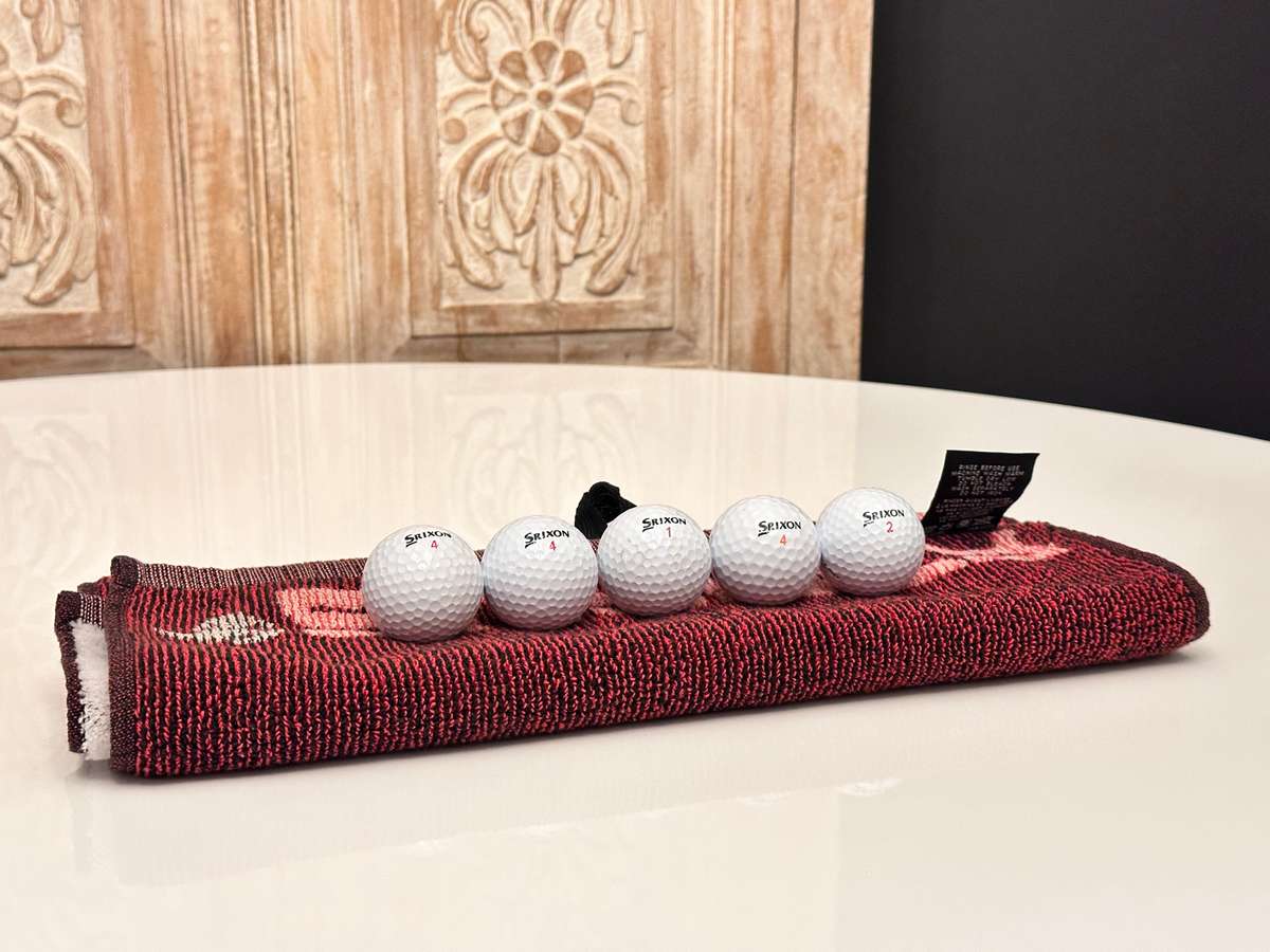 Taylor Made Golf Towel & Golf Ball Selection