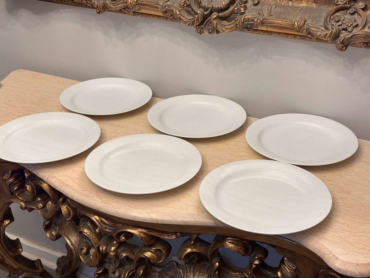 Elegant NORITAKE Dinner Plates- Set of 6
