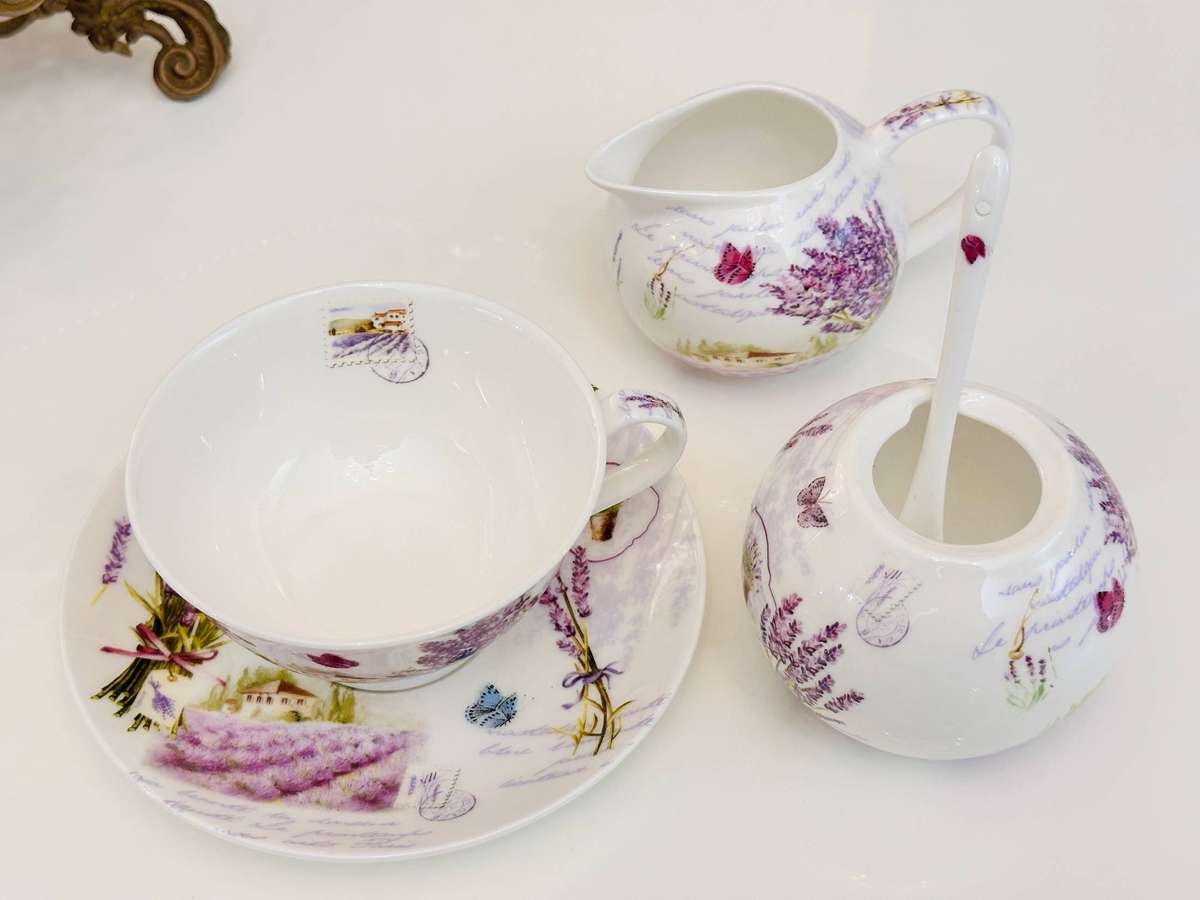 Dora Papis Signature Collection Fine Porcelain Tea Serving Set