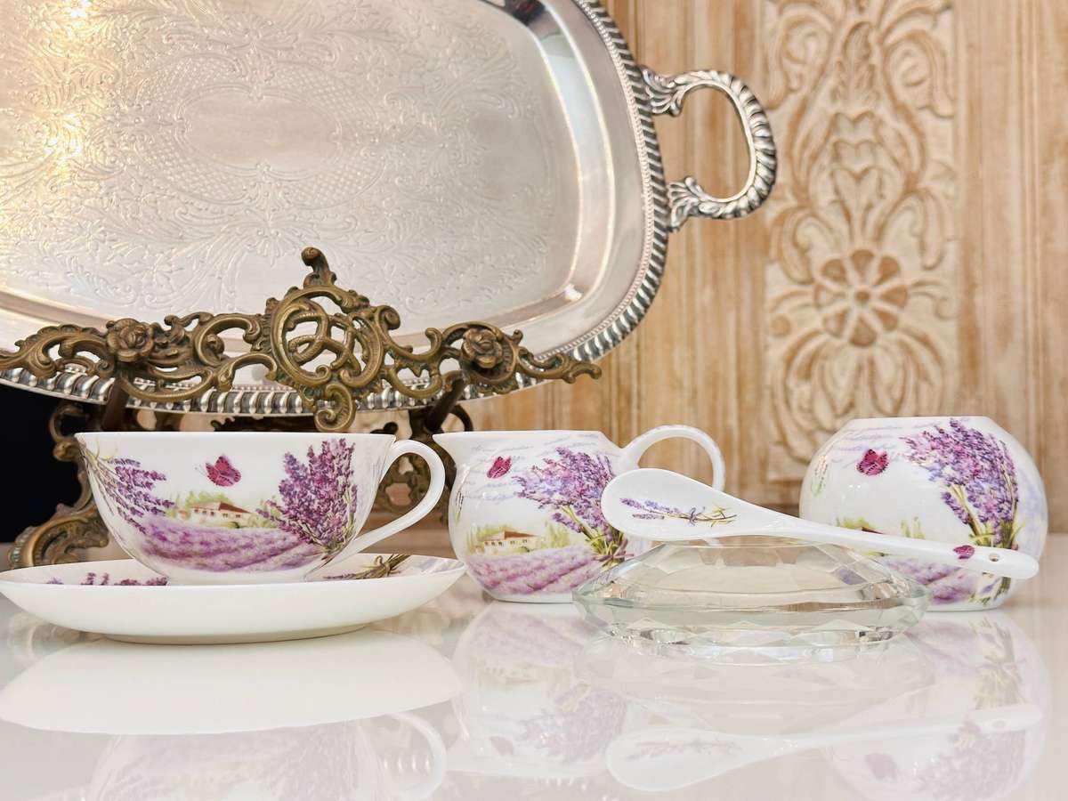 Dora Papis Signature Collection Fine Porcelain Tea Serving Set