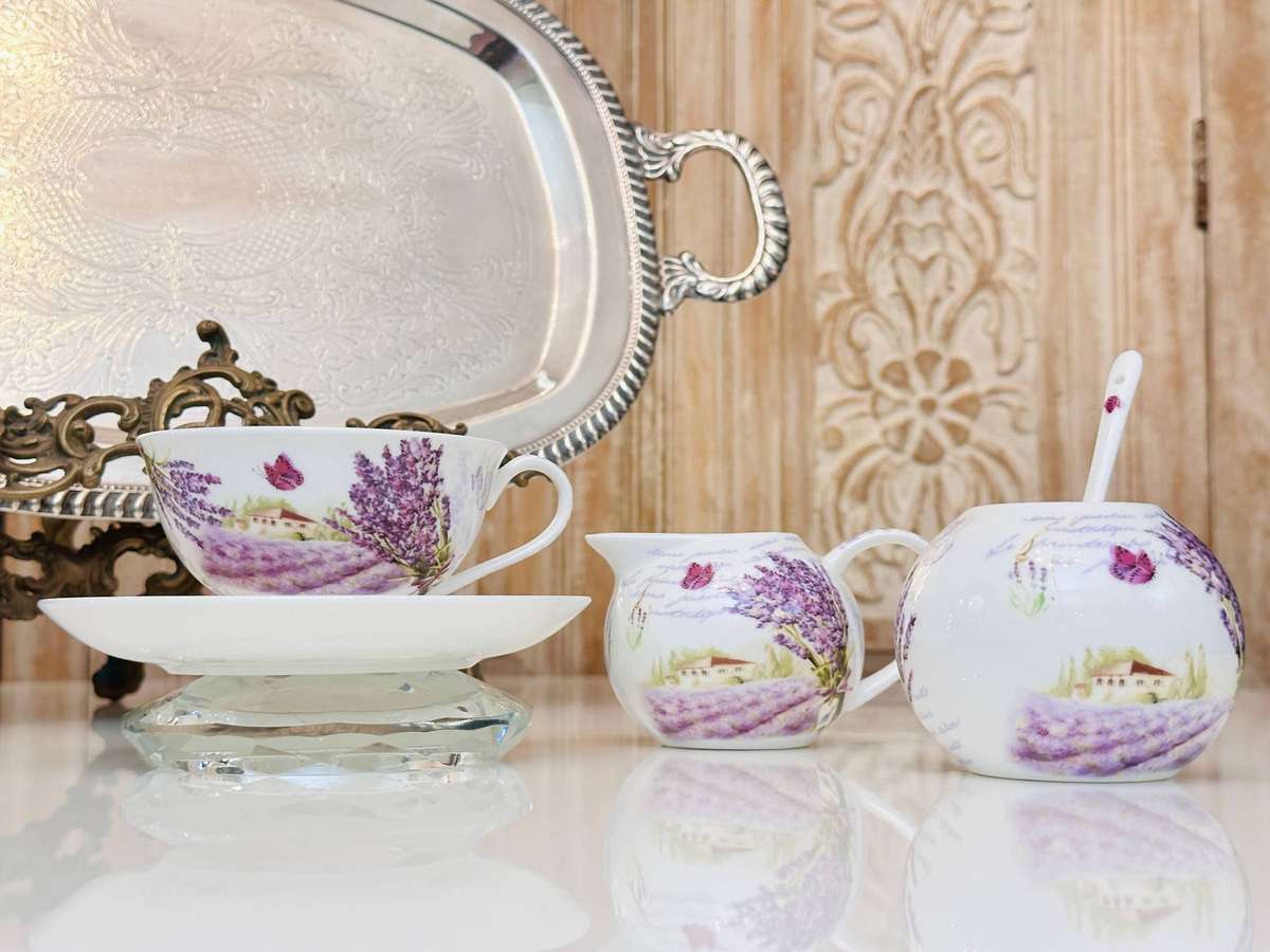 Dora Papis Signature Collection Fine Porcelain Tea Serving Set