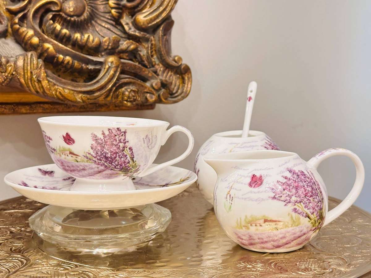 Dora Papis Signature Collection Fine Porcelain Tea Serving Set