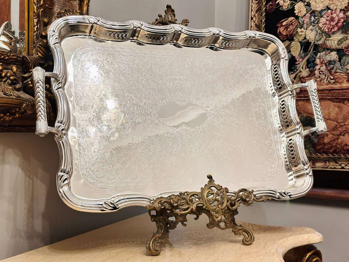 Exquisite Vintage Large Statement Tray
