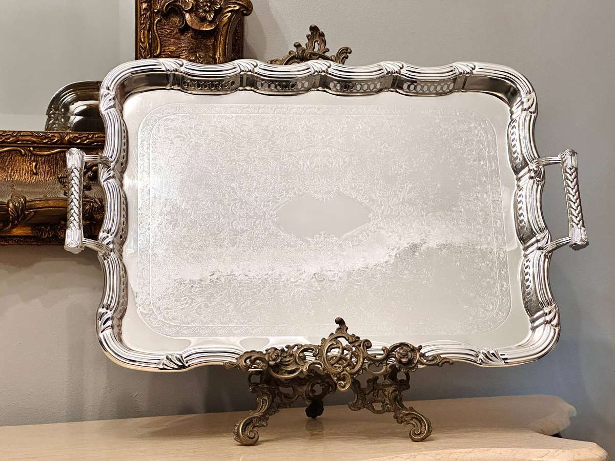 Exquisite Vintage Large Statement Tray