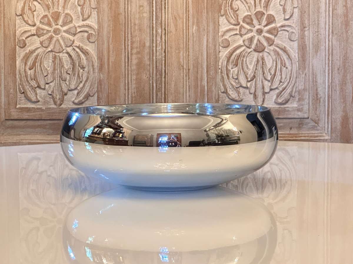 Exquisite Silver Glass Centre Piece