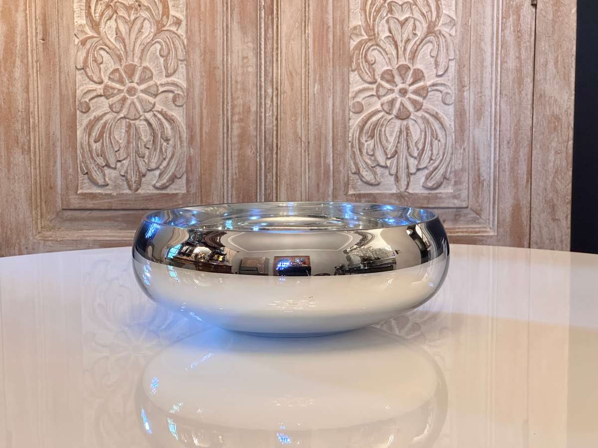 Exquisite Silver Glass Centre Piece