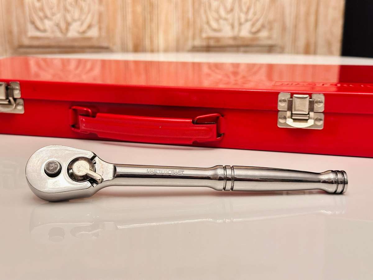 MasterCraft Complete Ratchet & Socket Set 3/8 Inch in Case