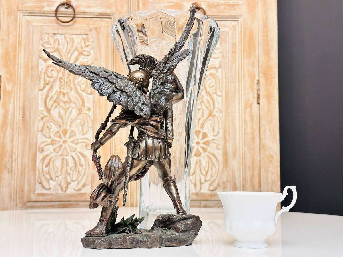 Veronese Bronze Cast Large Statement Angel Statue