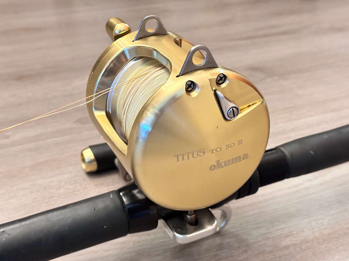 The ULTIMATE in Fishing OKUMA TITUS TG50-2 With SHIMANO TIAGRA Rod