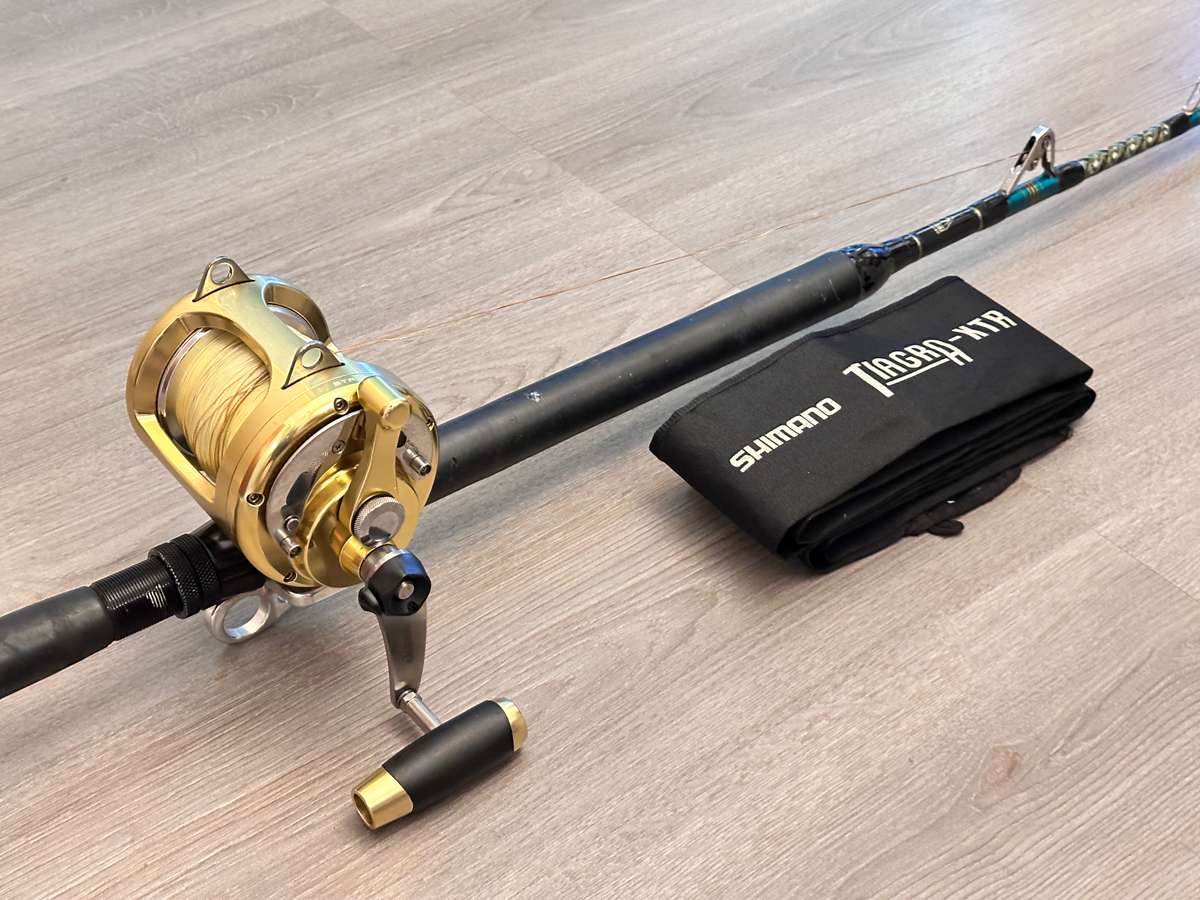 The ULTIMATE in Fishing OKUMA TITUS TG50-2 With SHIMANO TIAGRA Rod