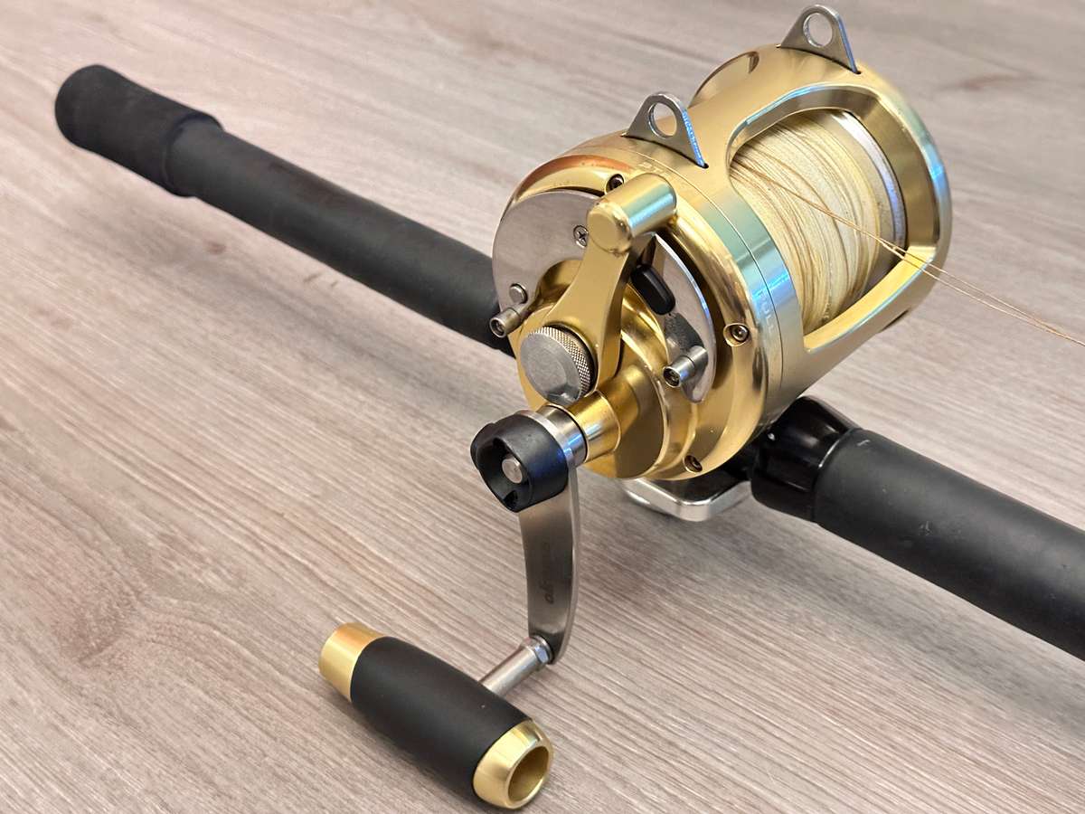 The ULTIMATE in Fishing OKUMA TITUS TG50-2 With SHIMANO TIAGRA Rod
