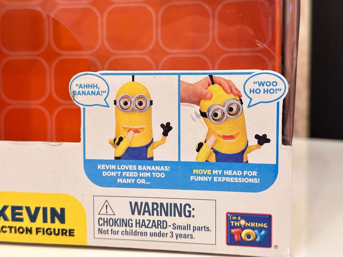 Large Interactive Talking Minion Kevin Collectable with Original Box