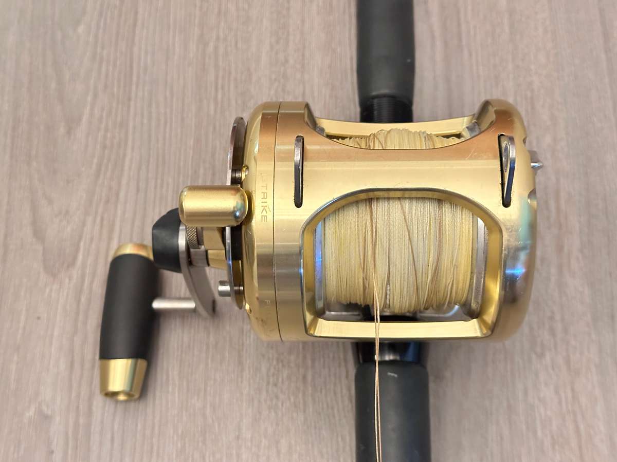 The ULTIMATE in Fishing OKUMA TITUS TG50-2 With SHIMANO TIAGRA Rod