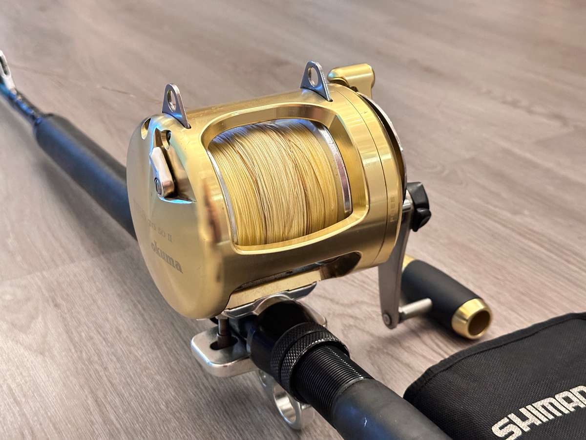 The ULTIMATE in Fishing OKUMA TITUS TG50-2 With SHIMANO TIAGRA Rod