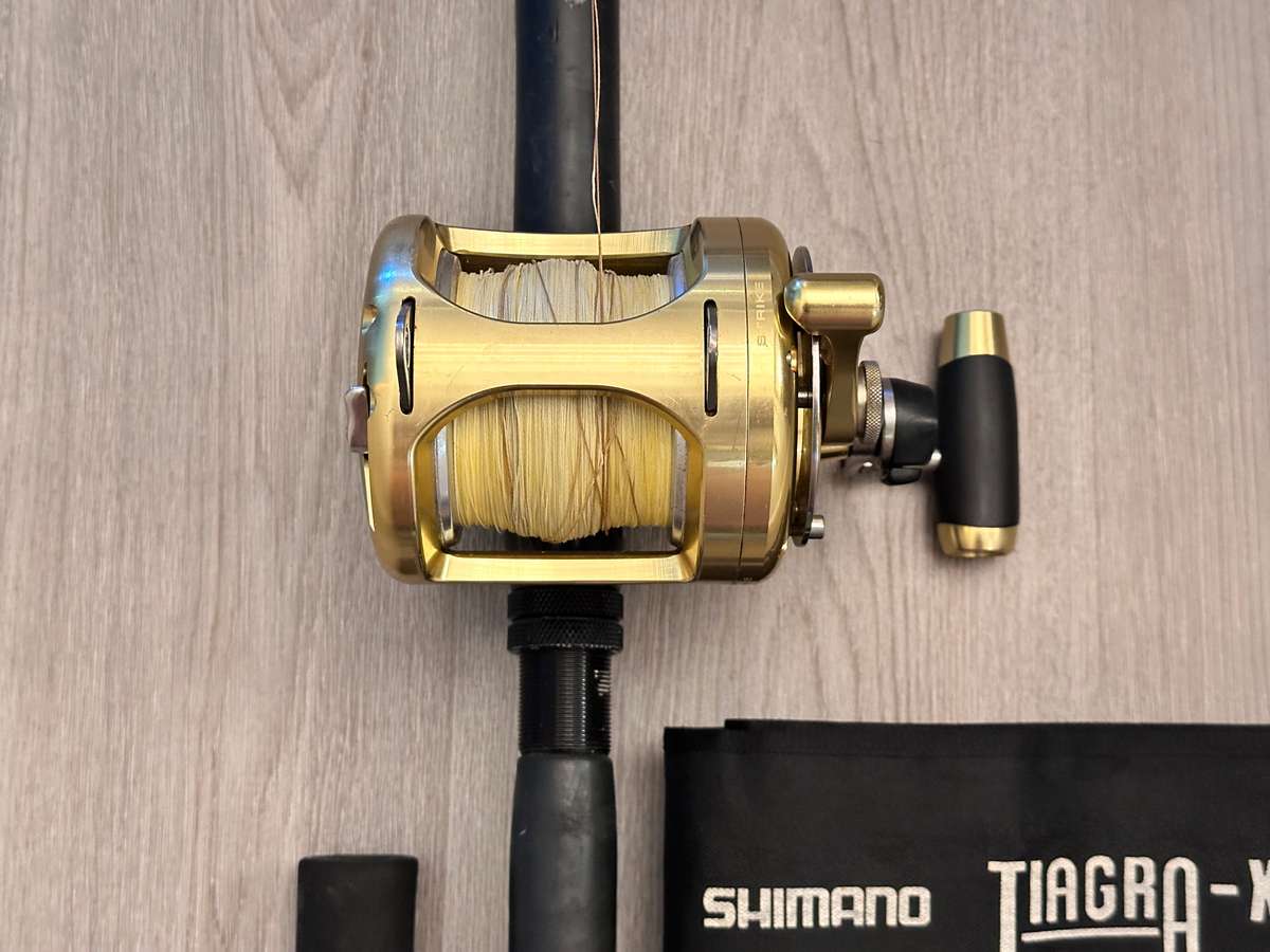 The ULTIMATE in Fishing OKUMA TITUS TG50-2 With SHIMANO TIAGRA Rod