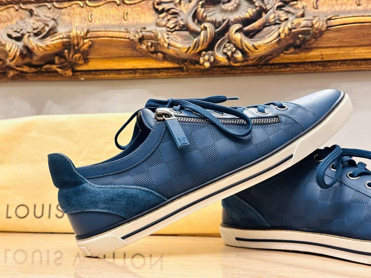 Louis Vuitton Iconic Damier Signature Collection Leather Shoes