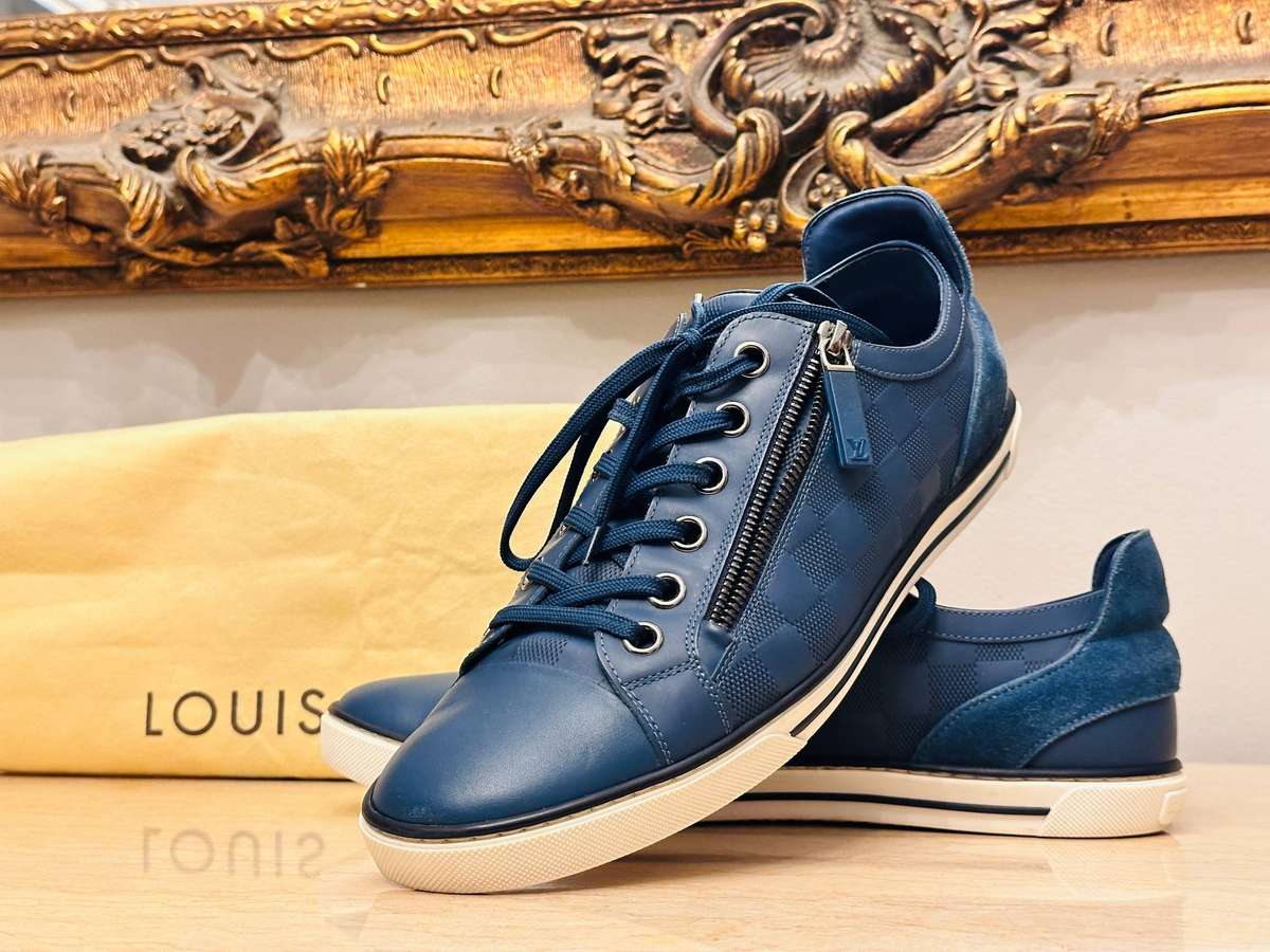 Louis Vuitton Iconic Damier Signature Collection Leather Shoes