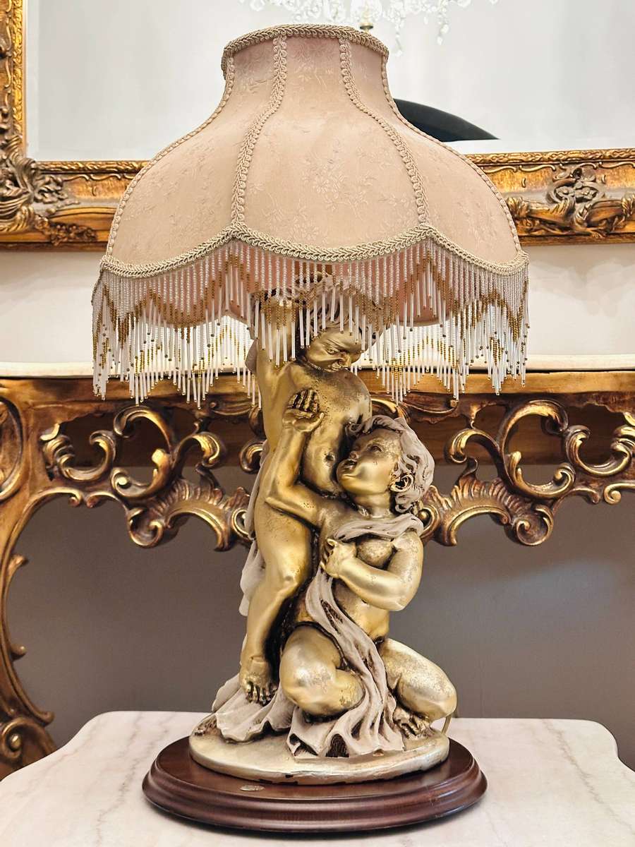 Del Vecchio Italian Vintage Large Statement Lamp