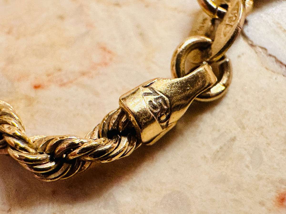 18ct Gold Italian Vintage Statement Necklace