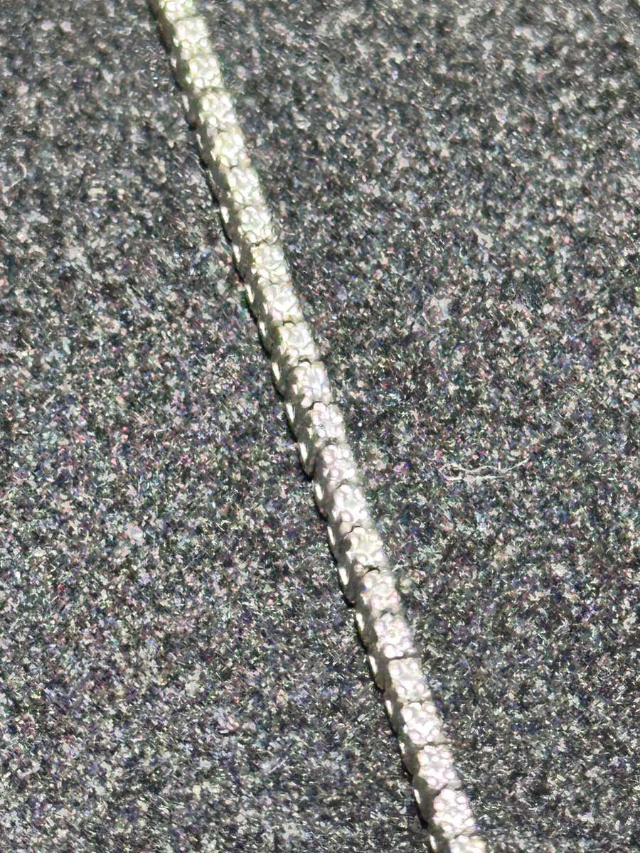 9CT White Gold with 1 Carat Natural Diamonds Tennis Bracelet