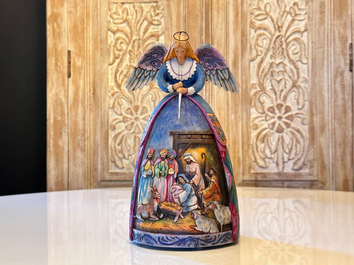 JIM SHORE Nativity Musical Angel - Large