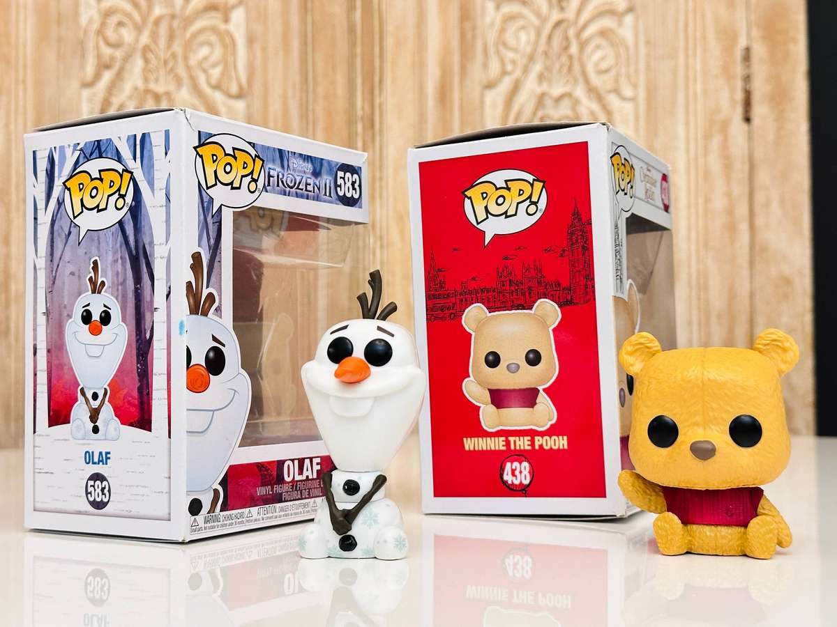Disney Winnie the Pooh & Olaf Funko Pop Collection