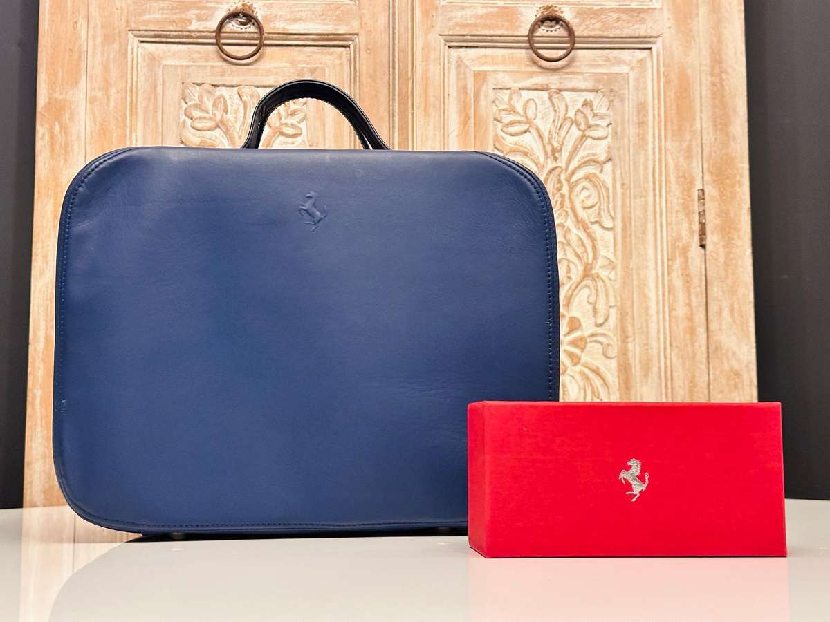 Ferrari 456M Vintage Schedoni Handcrafted Leather Bag