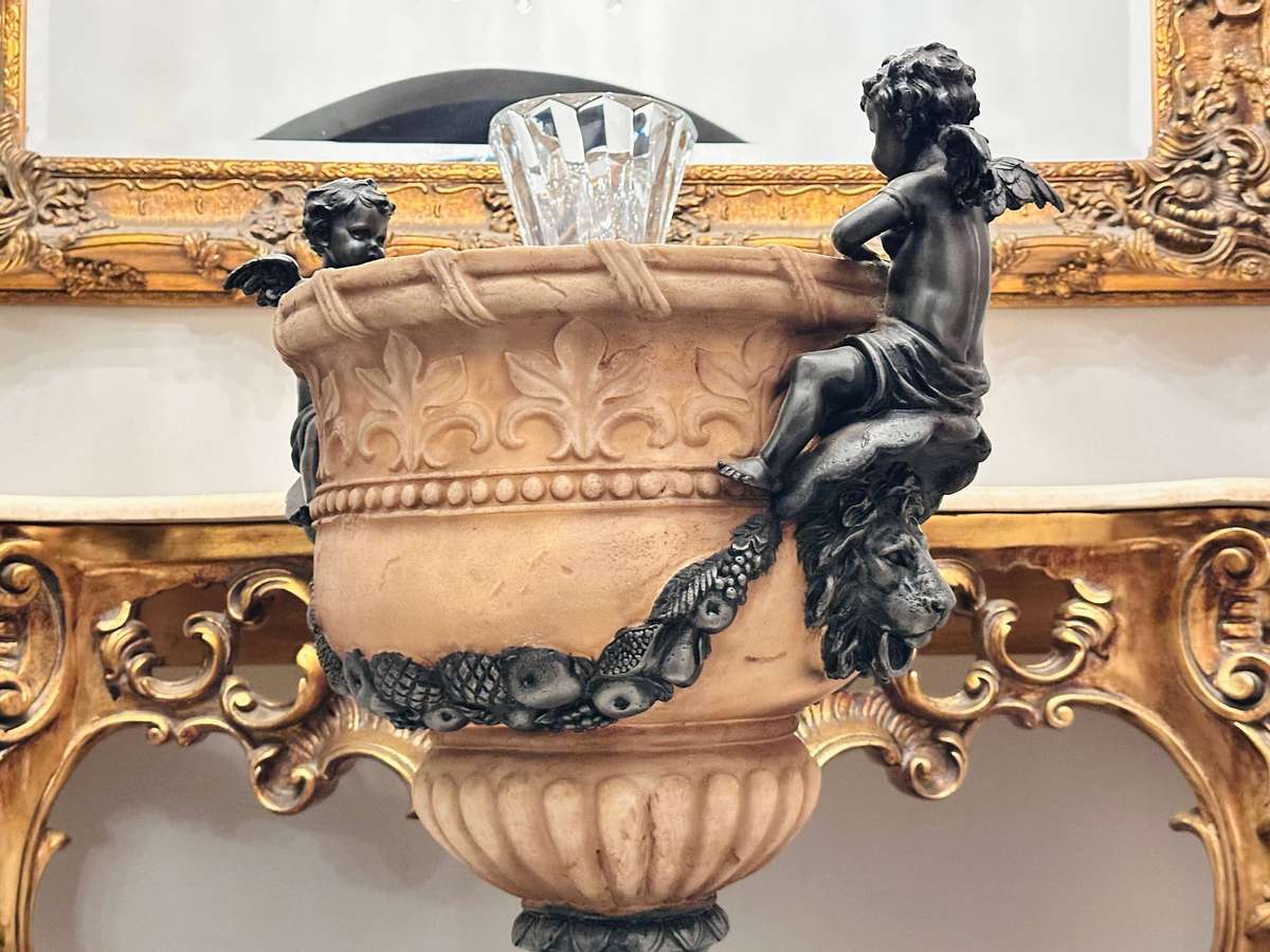 Vintage French Large Cherub Statement Piece