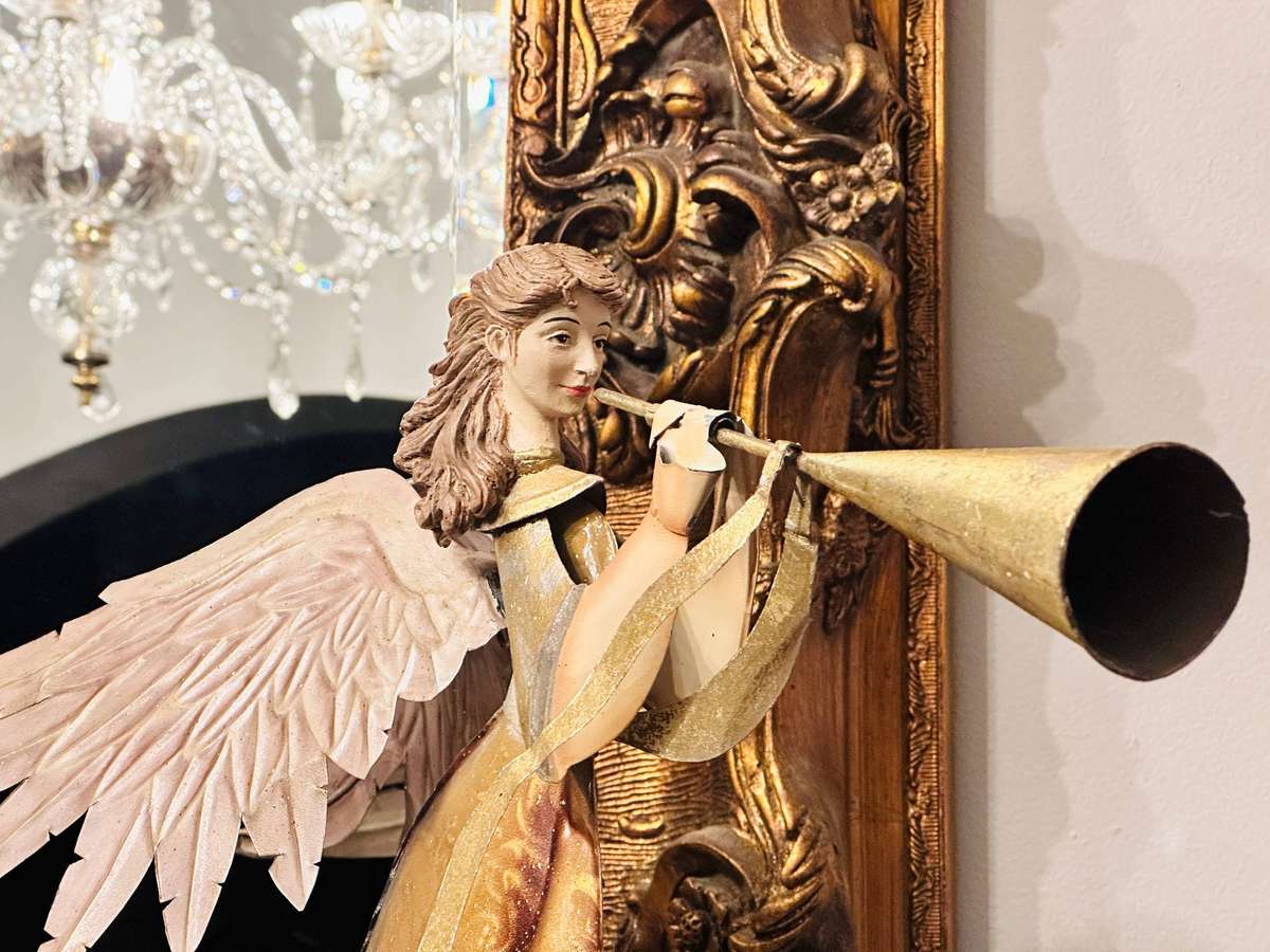 Exquisite Vintage Large 60cm Statement Angel