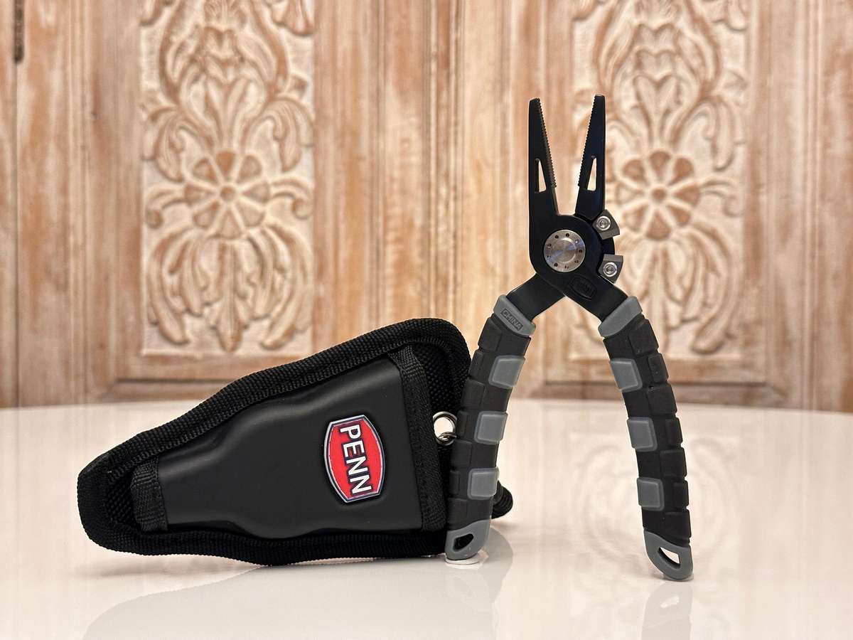 PENN Fishing Pliers with Belt Carry Pouch