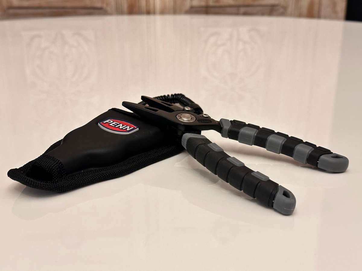 PENN Fishing Pliers with Belt Carry Pouch