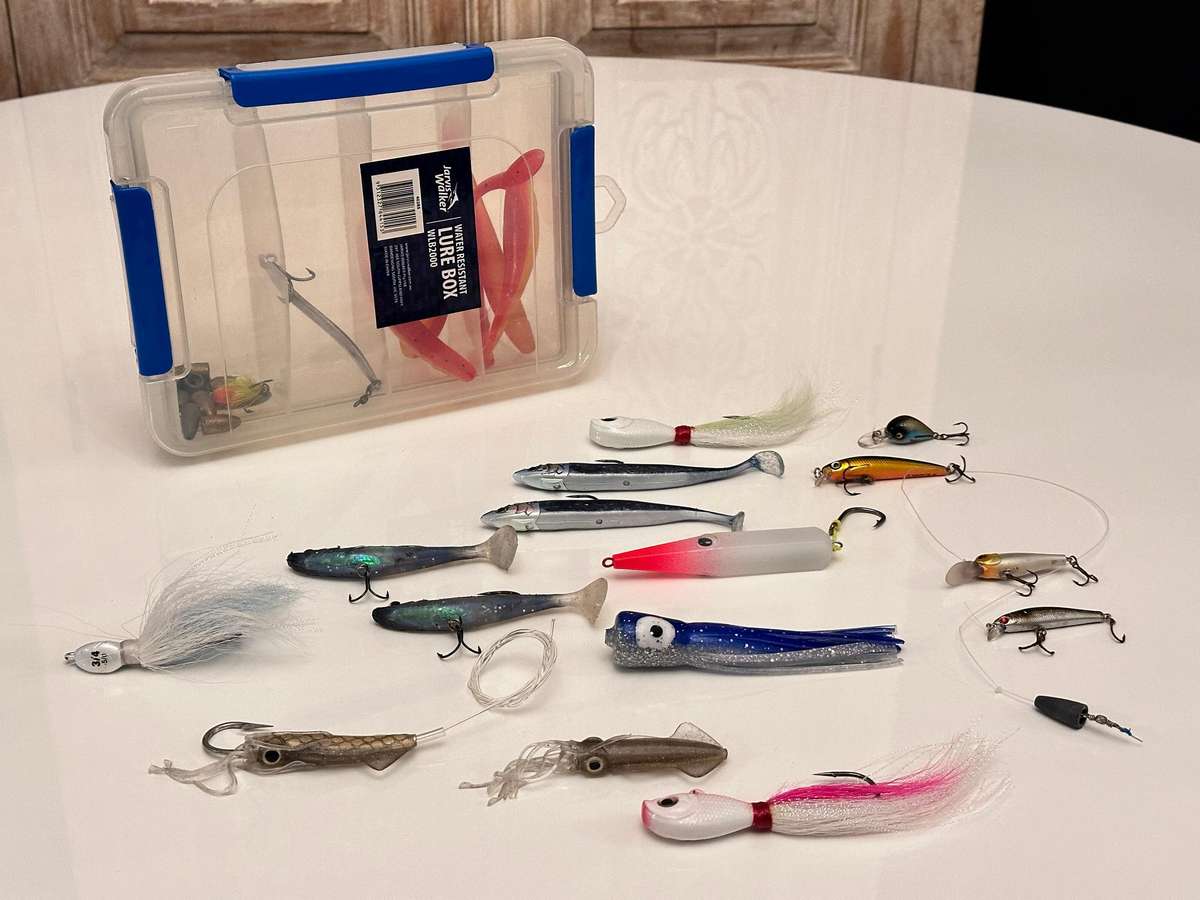 Great Fishing Lure Selection with Jarvis Walker Lure Tackle Box