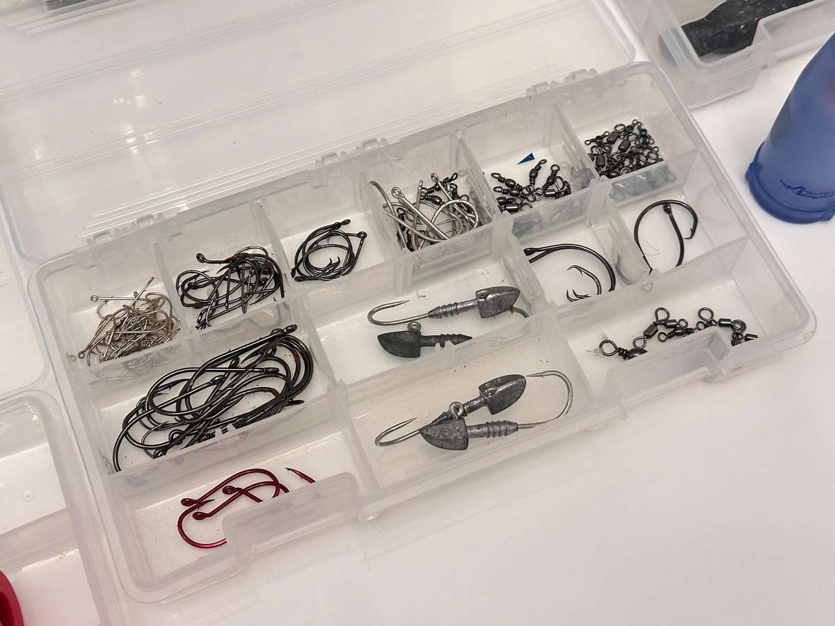 Complete Fishing Tackle Selection with Multi Draw Storage Tackle Box