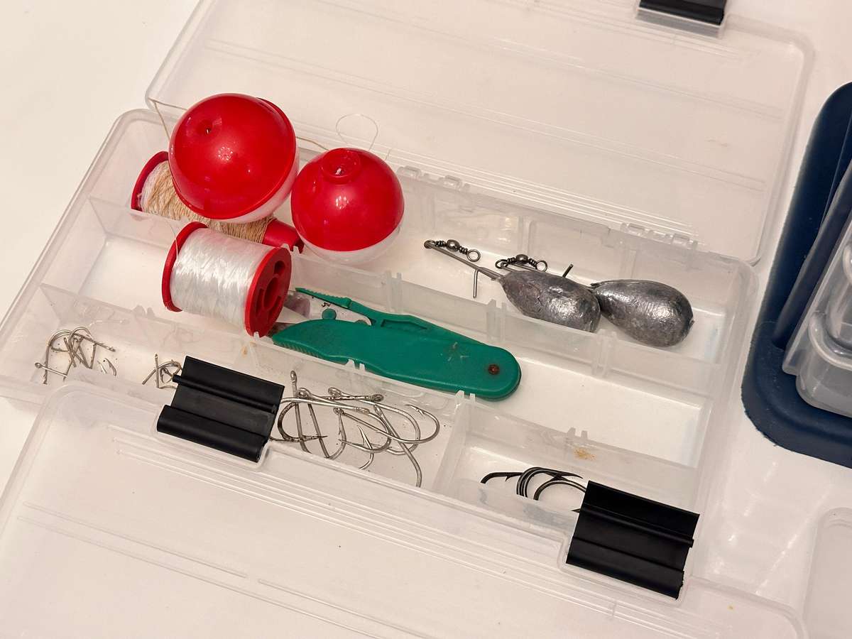 Complete Fishing Tackle Selection with Multi Draw Storage Tackle Box