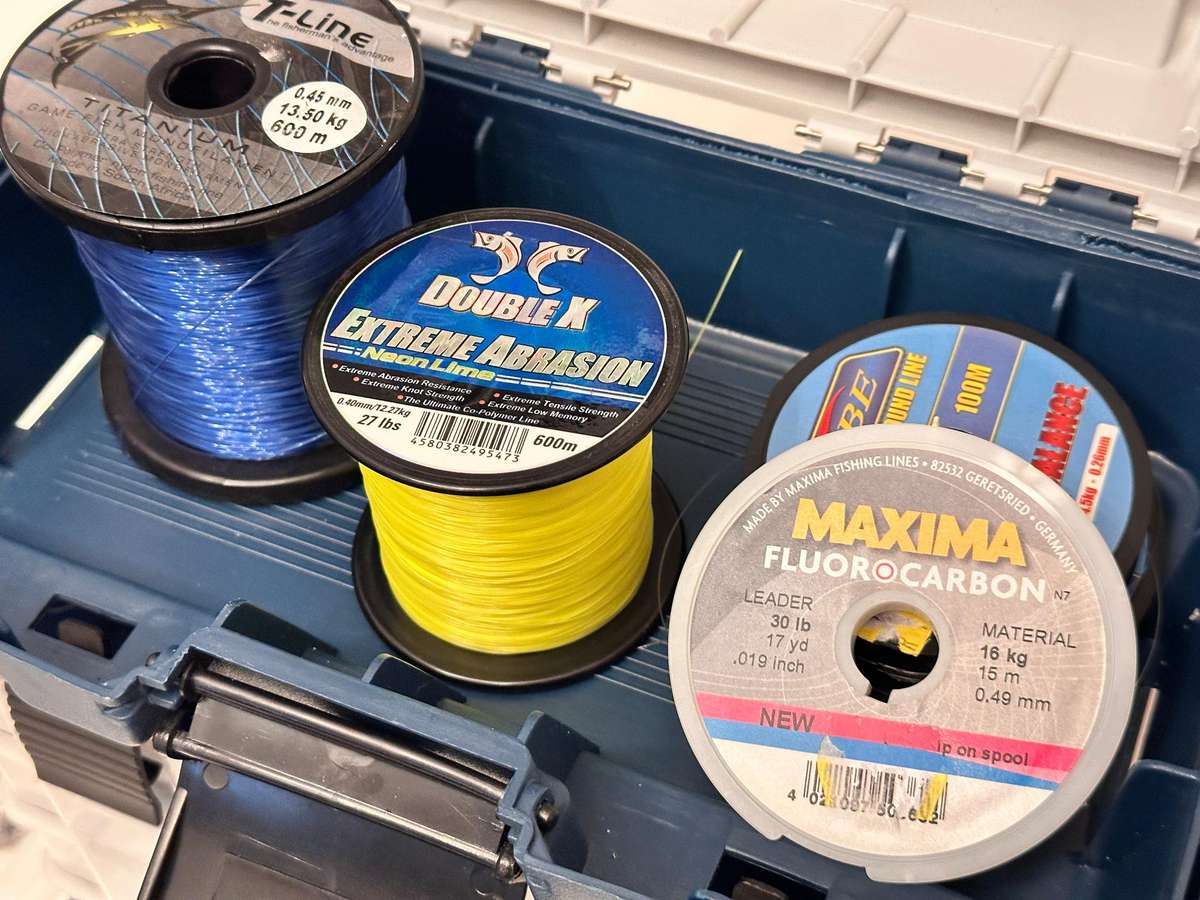 Complete Fishing Tackle Selection with Multi Draw Storage Tackle Box