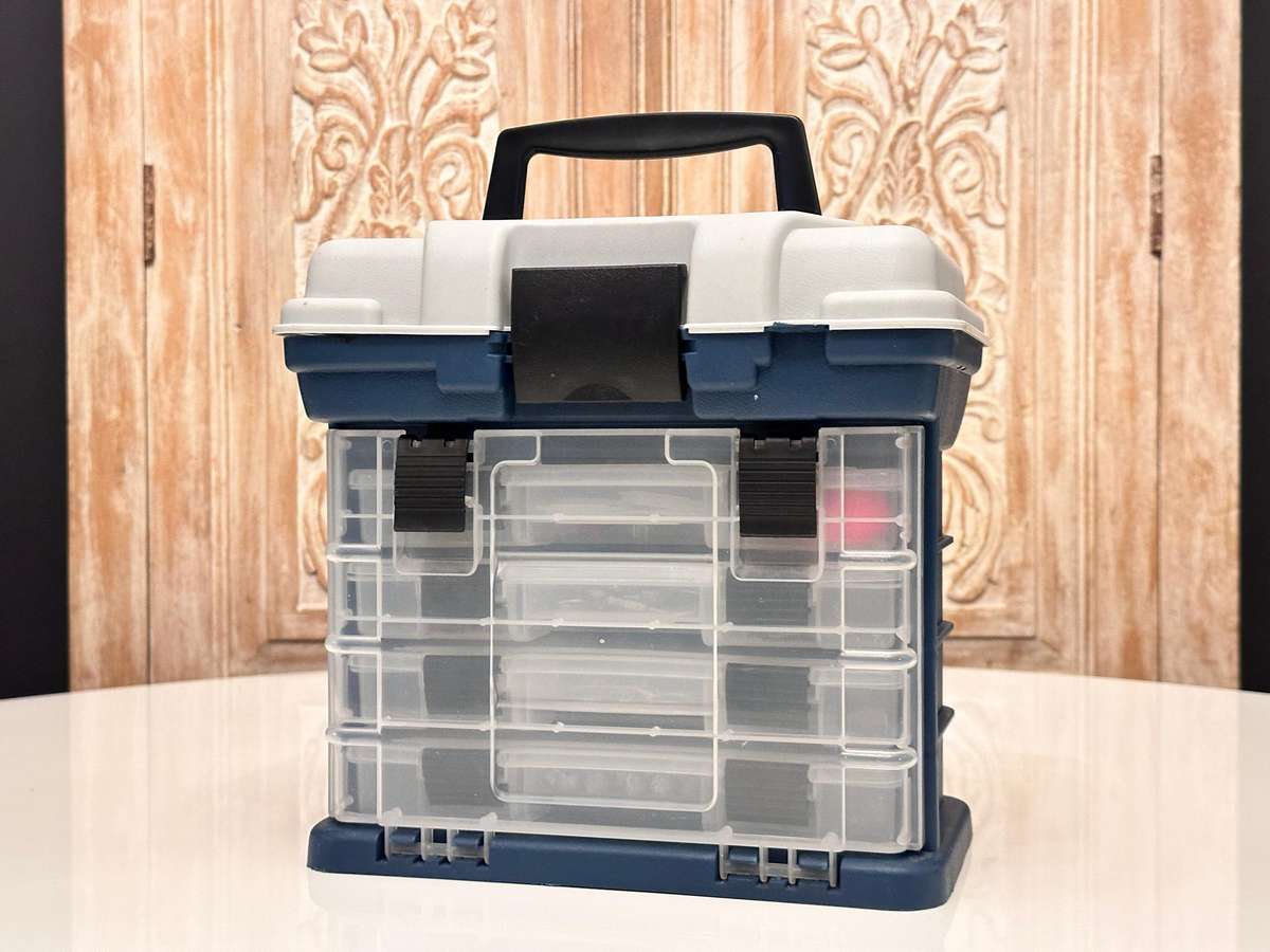 Complete Fishing Tackle Selection with Multi Draw Storage Tackle Box