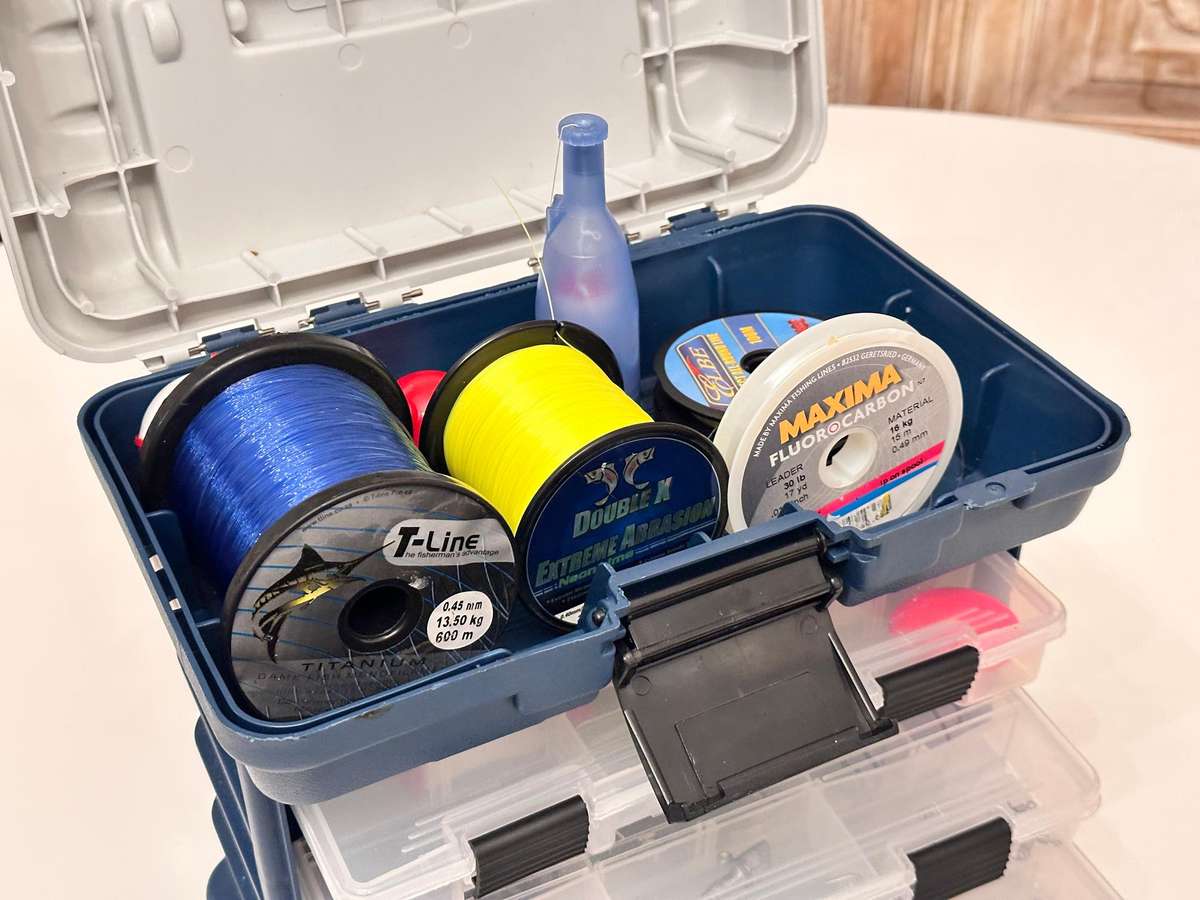 Complete Fishing Tackle Selection with Multi Draw Storage Tackle Box