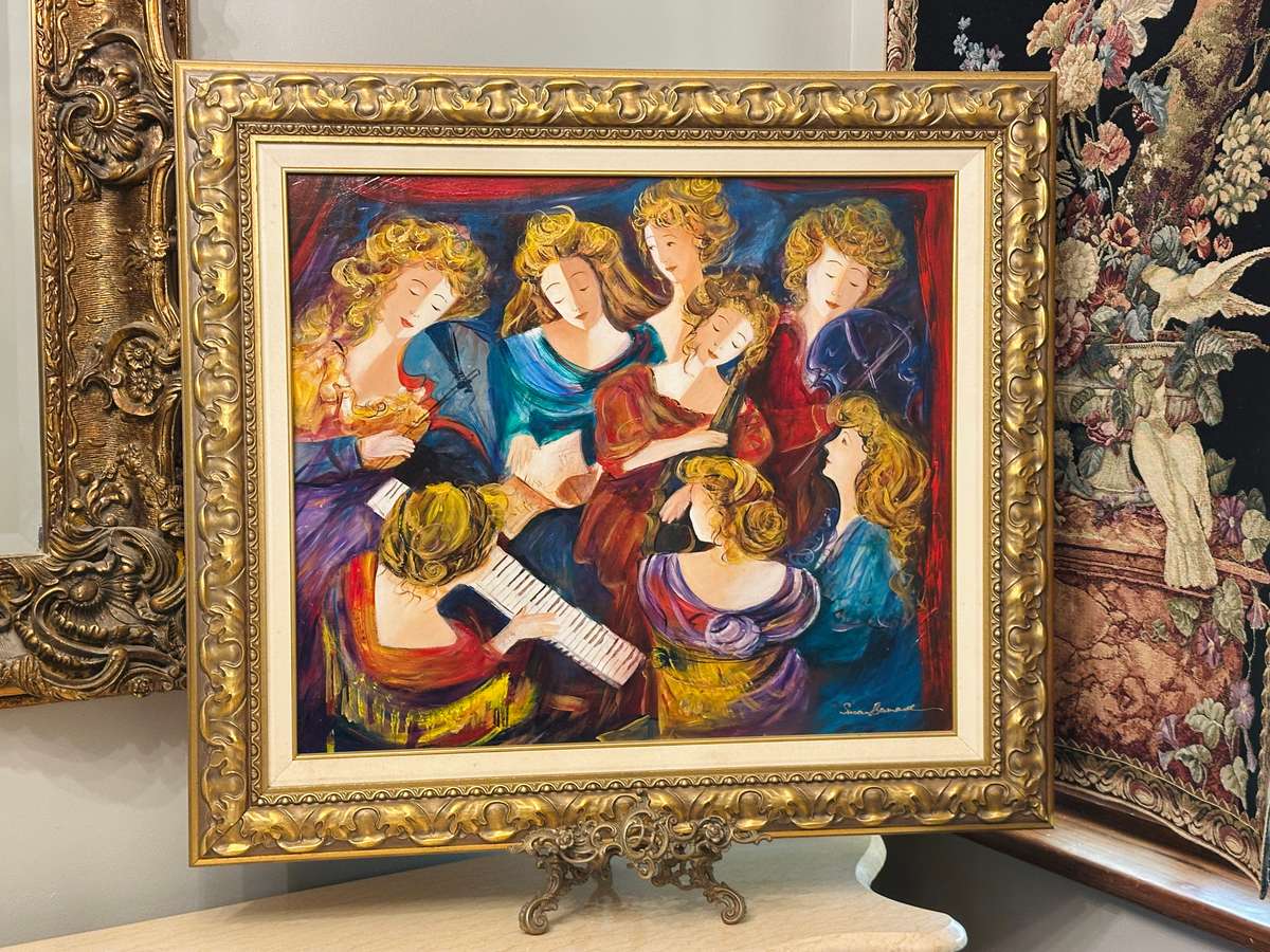 Original Large SUSAN BARNARD - Well Known SA Artist