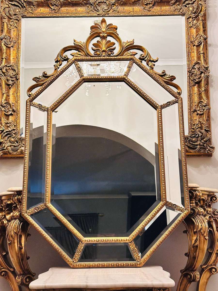 Vintage French Gilt Large 1.5m Statement Mirror