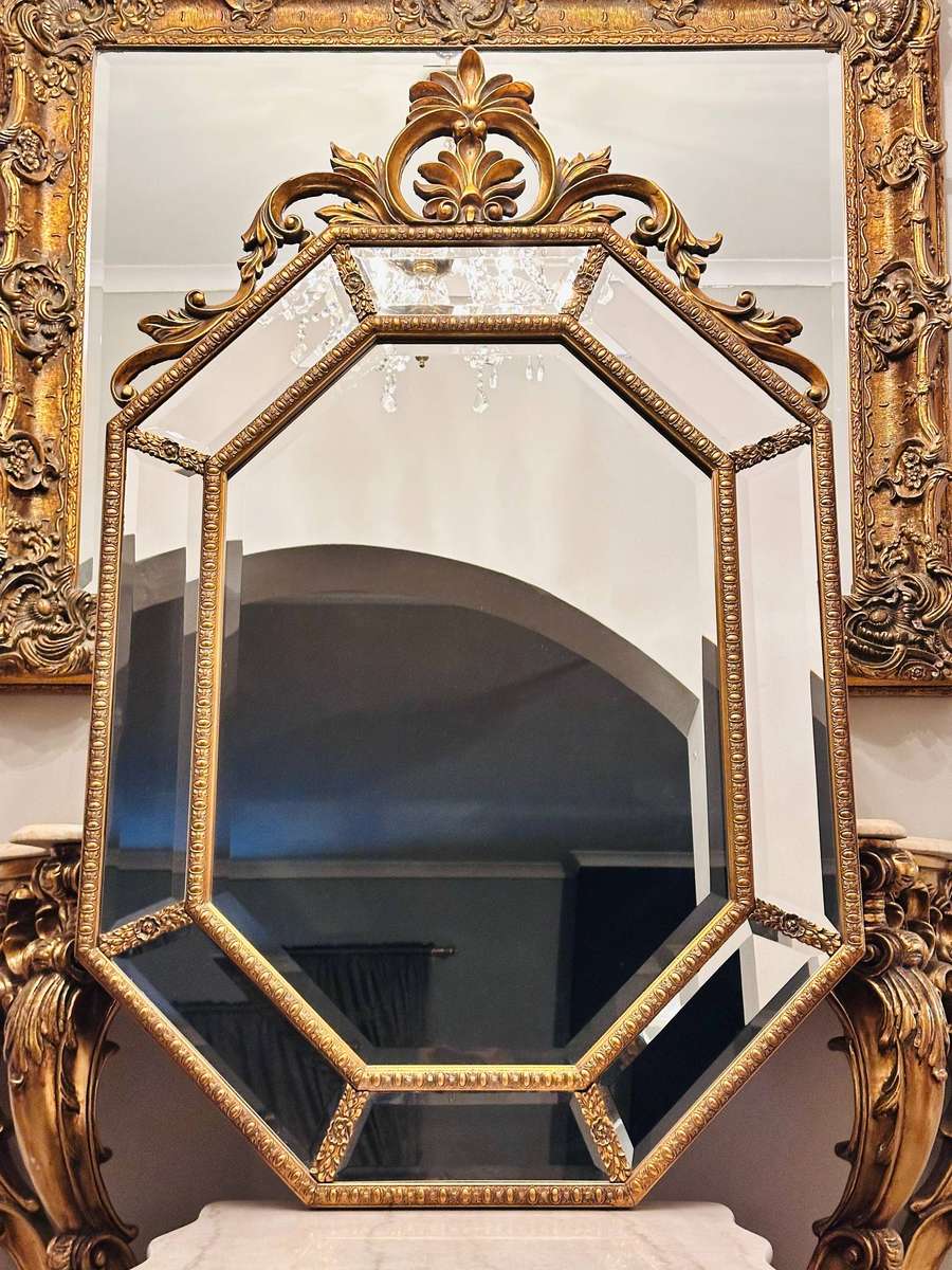 Vintage French Gilt Large 1.5m Statement Mirror