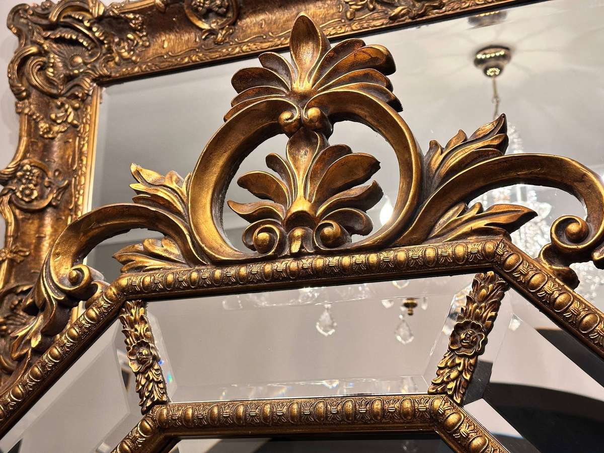 Vintage French Gilt Large 1.5m Statement Mirror