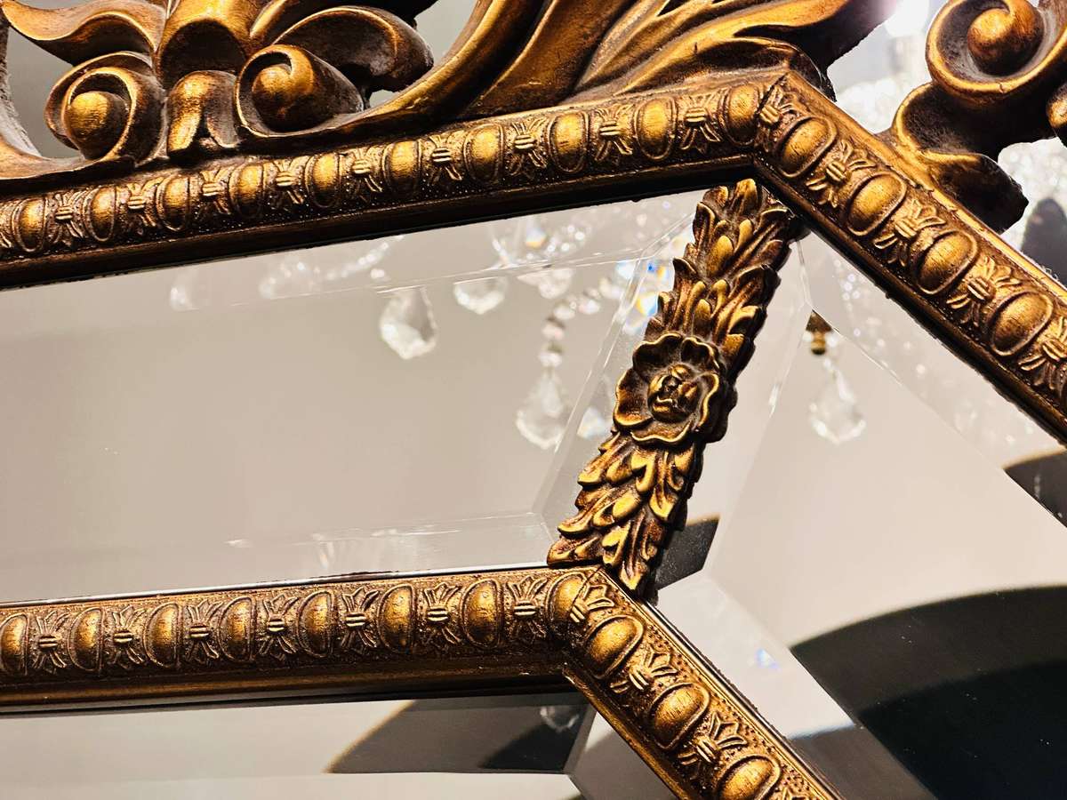 Vintage French Gilt Large 1.5m Statement Mirror