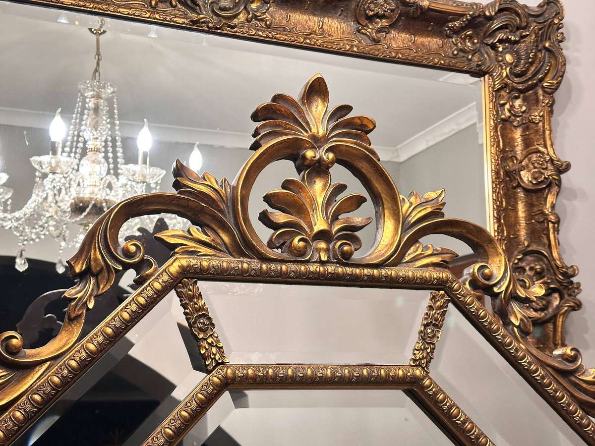 Vintage French Gilt Large 1.5m Statement Mirror