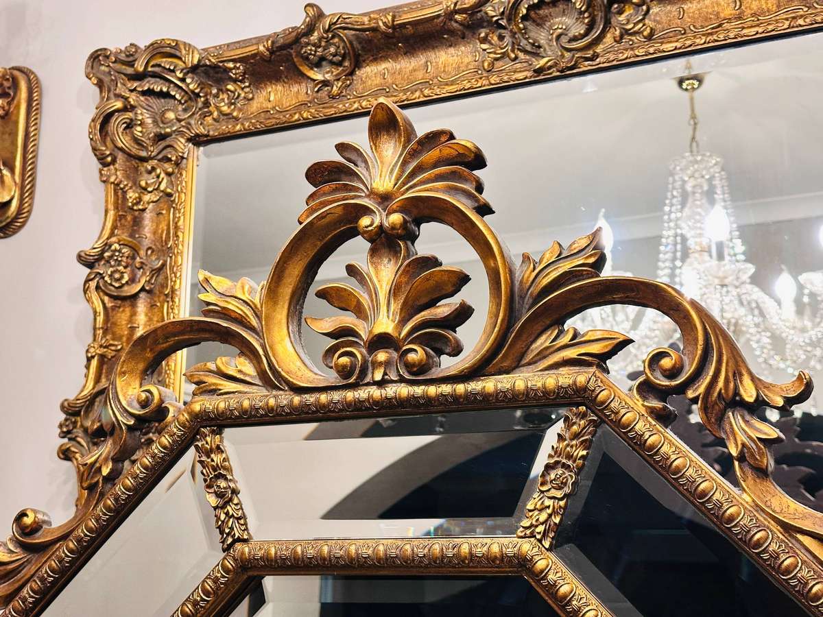 Vintage French Gilt Large 1.5m Statement Mirror