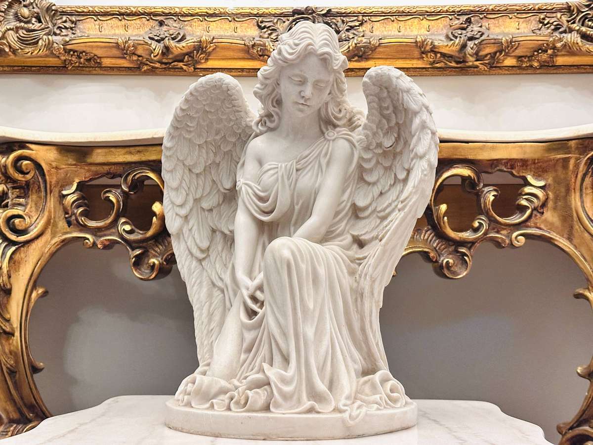 Vintage French Large Cherub Statement Piece