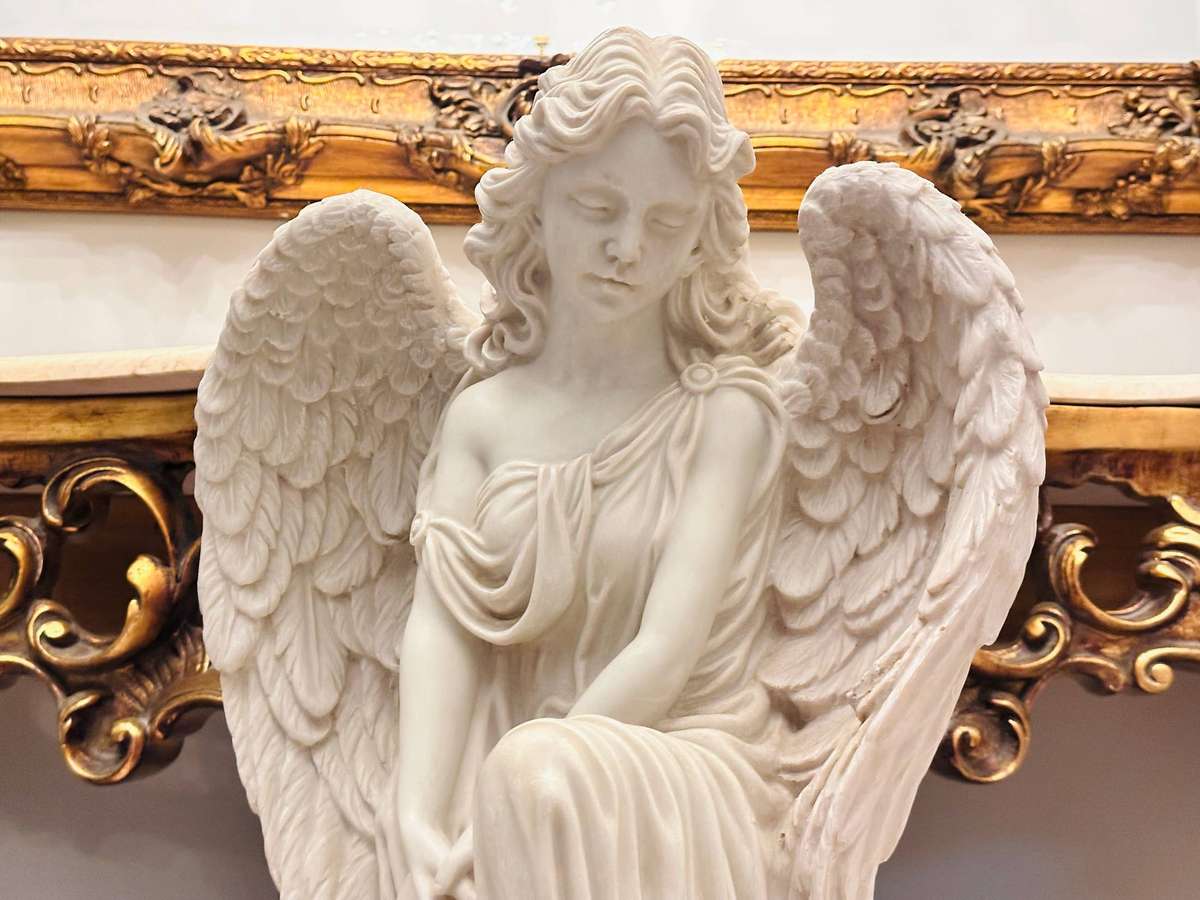 Vintage French Large Cherub Statement Piece