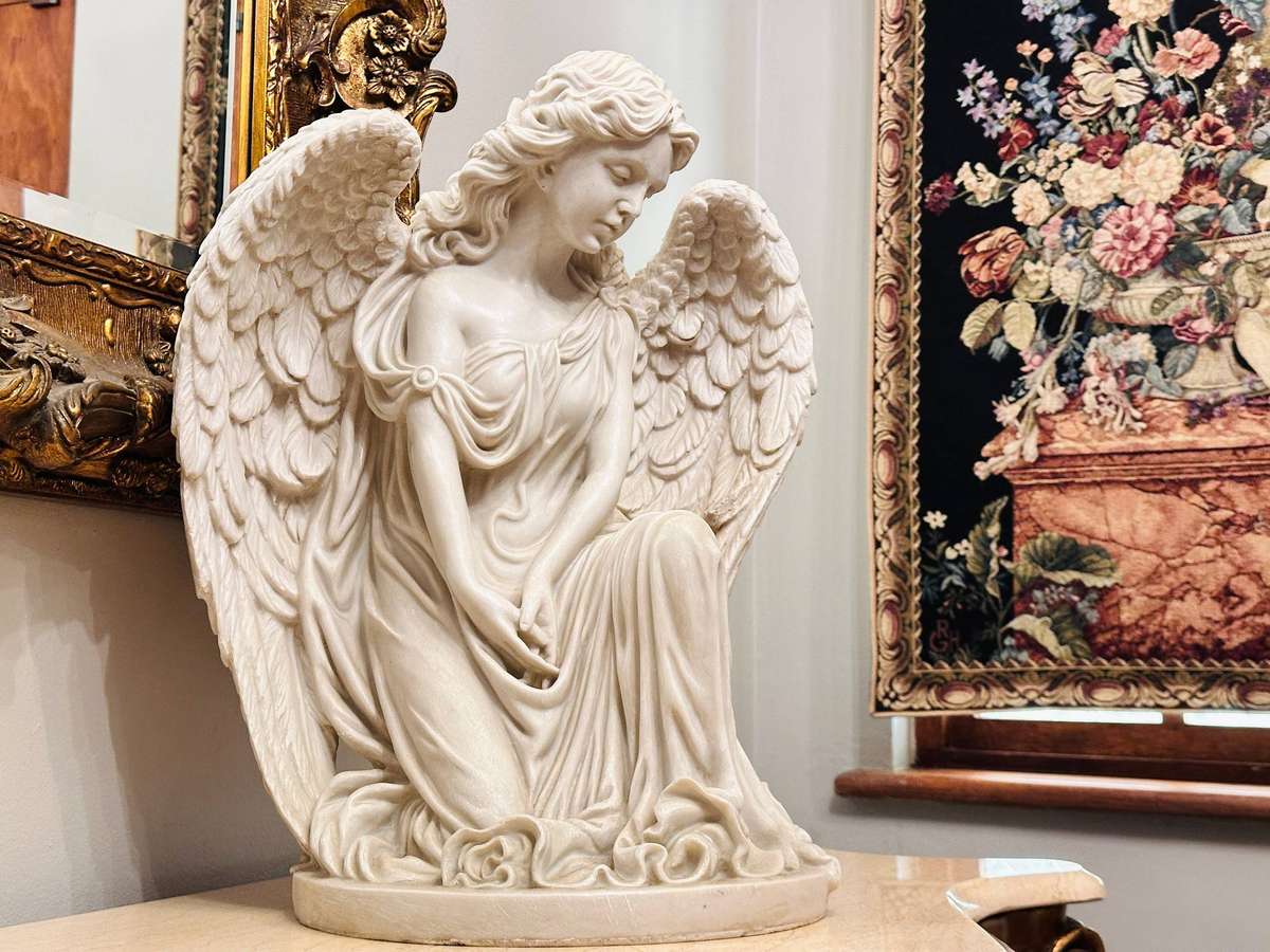 Vintage French Large Cherub Statement Piece